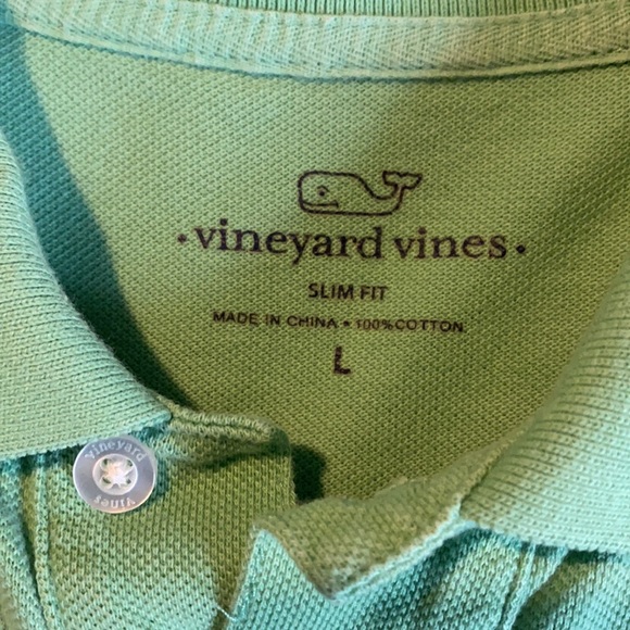 Vineyard Vines Men’s sz. Large Polo - green - Picture 3 of 5
